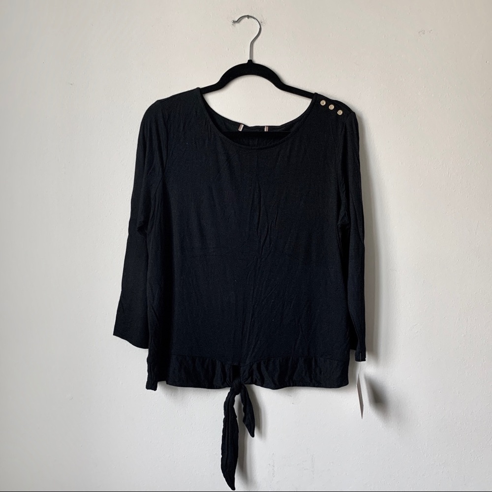 NWT Ellen Tracy Relaxed-Fit Long-Sleeve Tunic